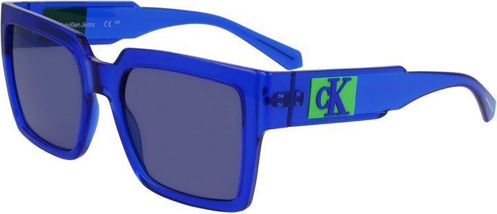 Calvin Klein Jeans Unisex Sonnenbrille Einheitsgrösse Blau, Einheitsgröße Blau