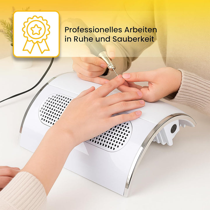 Retoo Nagelstaubabsauger Professioneller 40 W, Nagel Staubsauger für Acrylnägel, Gelnägel, Kallus En