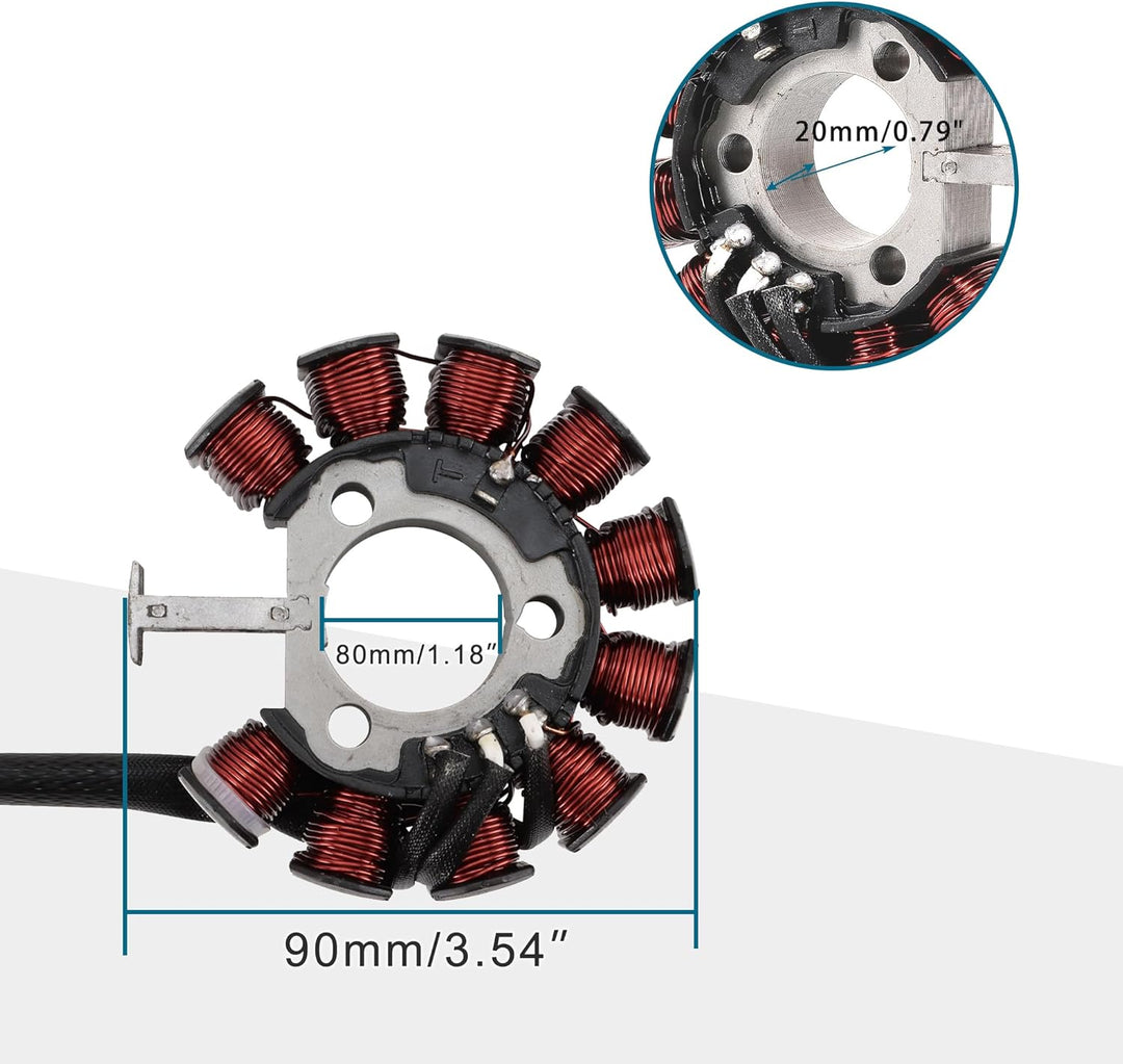 GOOFIT 18 Spule Motorrad Magneto Stator Spule Zündgenerator Motor Zubehör Ersatz für XA125