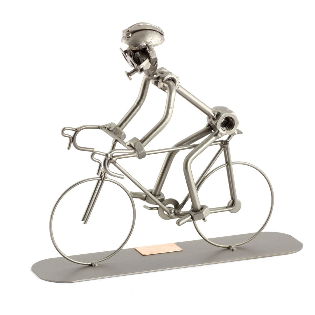 Steelman24 I Schraubenmännchen Rennrad I Made in Germany I Handarbeit I Geschenkidee I Stahlfigur I