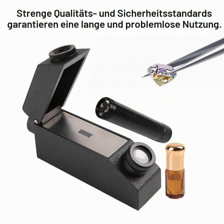 Edelstein Refraktometer Professionell RHG181, Brechungsindexmessung 1.30-1.81 für Edelsteine und Fes