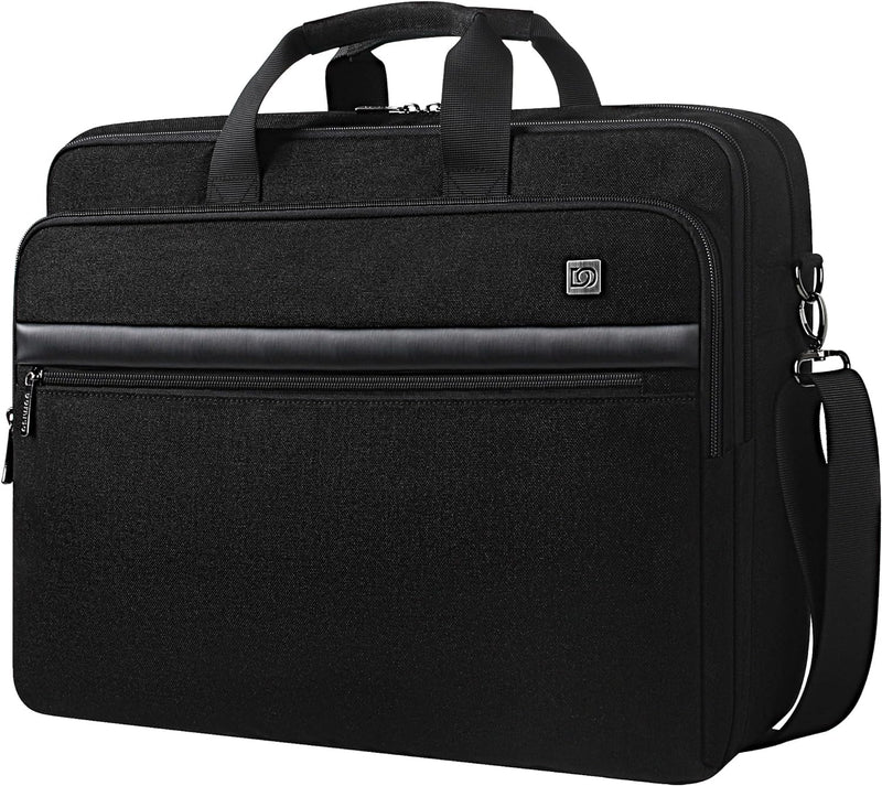 DOMISO 17,3 Zoll grosse Laptop-Schultertasche Business Aktentasche Kompatibel mit 17,3" Macbook Pro