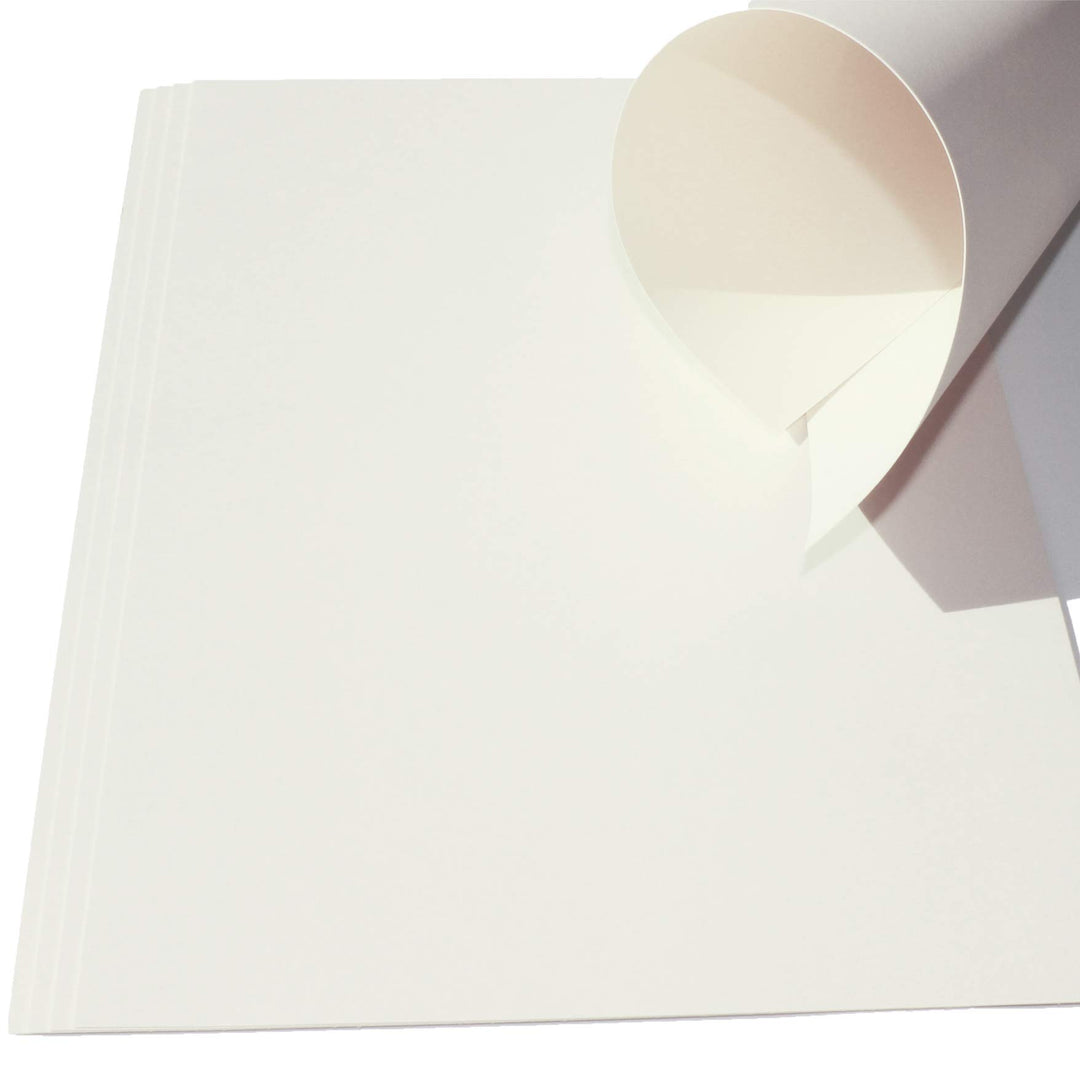 25 Blatt DIN A3 weisses Papier 170g/m² von Top Lamination Bastel-Ton-Karton