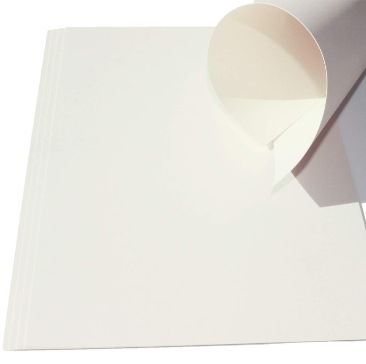25 Blatt DIN A3 weisses Papier 170g/m² von Top Lamination Bastel-Ton-Karton