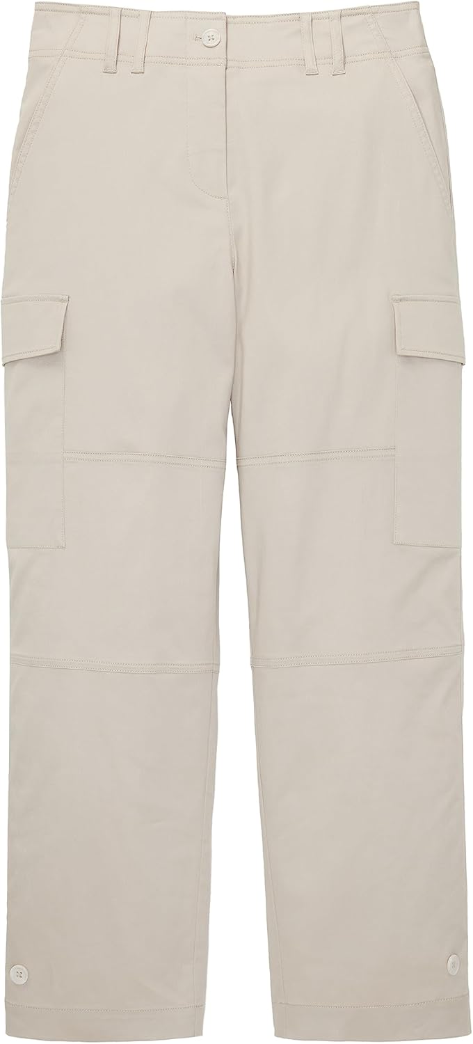 TOM TAILOR Damen Barrel Fit Cargo Hose 42W / 28L 16339 - Clouds Grey, 42W / 28L 16339 - Clouds Grey
