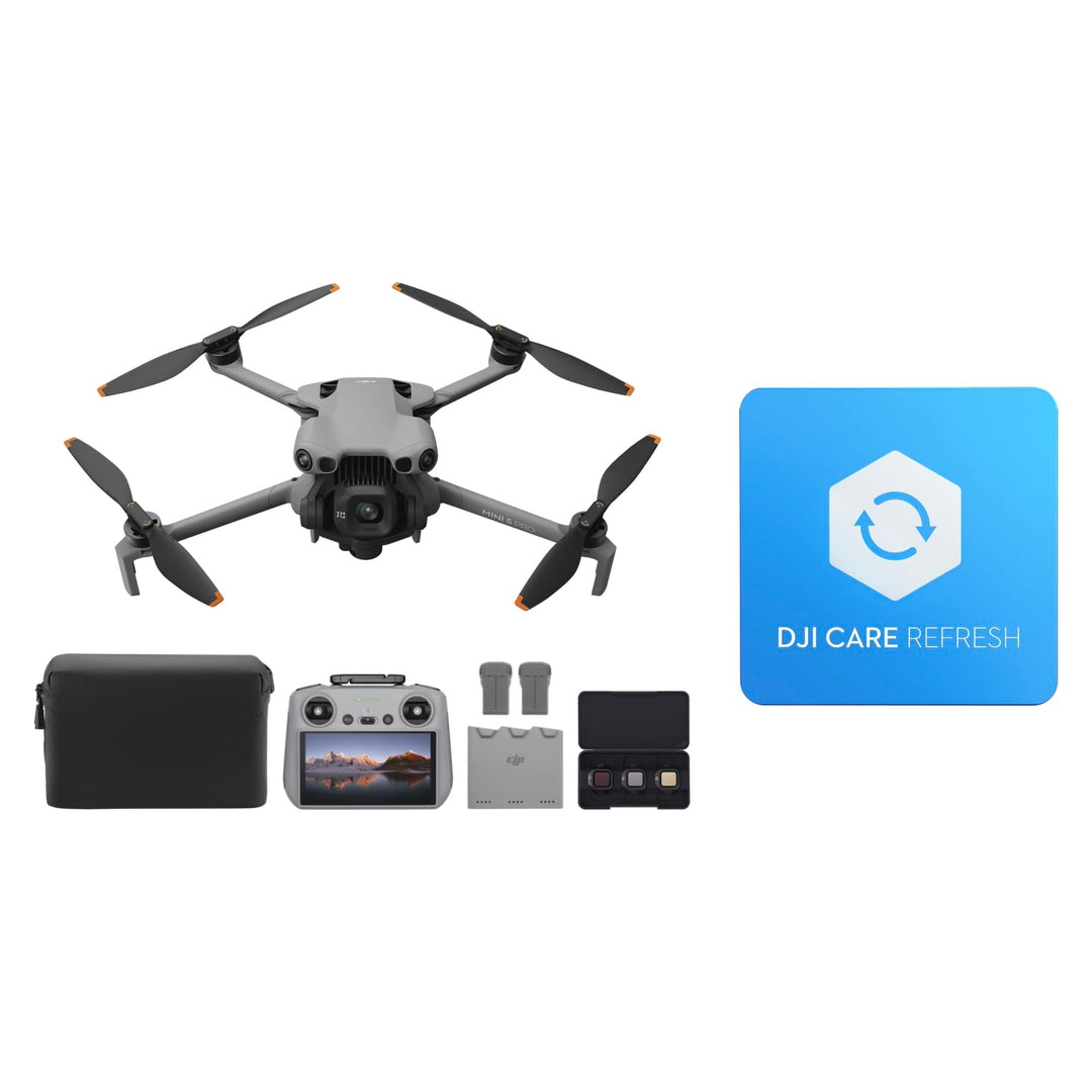 DJI Mini 5 Pro Fly More Combo mit DJI RC 2 und 1 Jahr Care (Automatisch Aktiviert), C0-Zertifiziert,