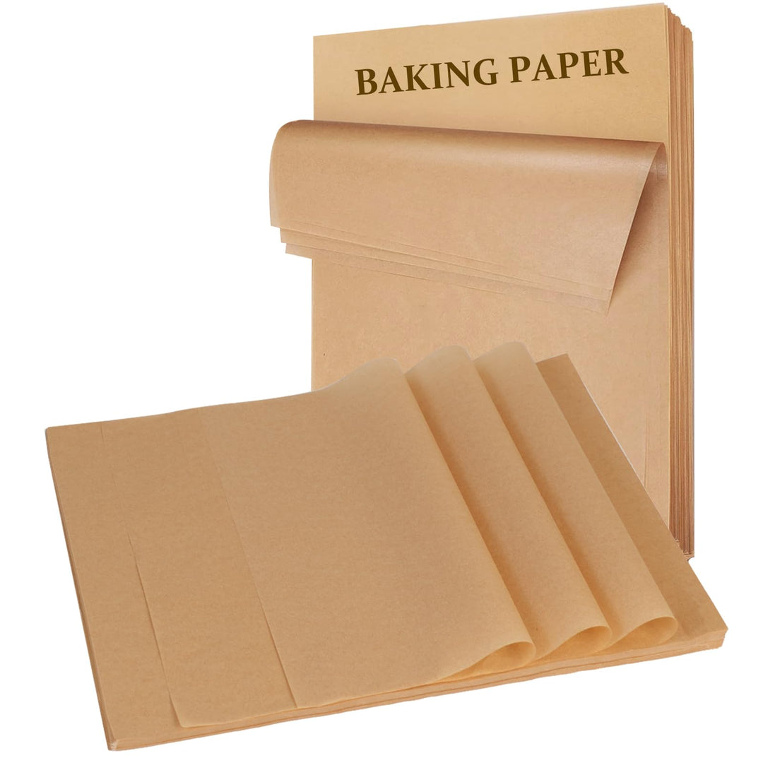 O2frepak Backpapier-Backbleche,300Stück,30x40cm,Vorgeschnittene Antihaft-Backblechmatte,ölbeständige