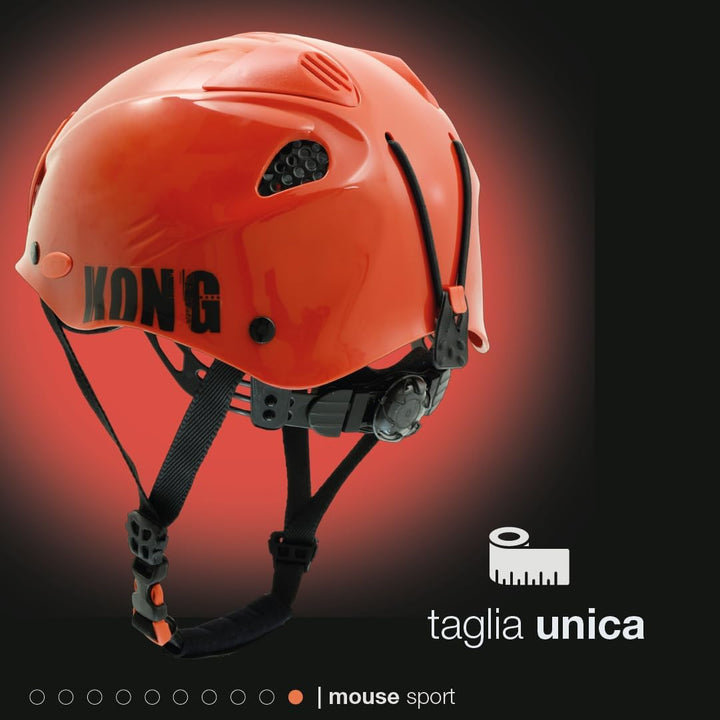 Kong leichte Kopfhörer mit Schutzhülle aus ABS, Rot (52- Universal 63 cm)