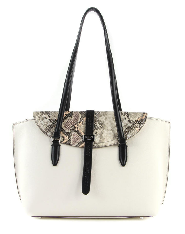 Joop! Mezza Luna Snake Rosalie Shopper LHF Cream-White