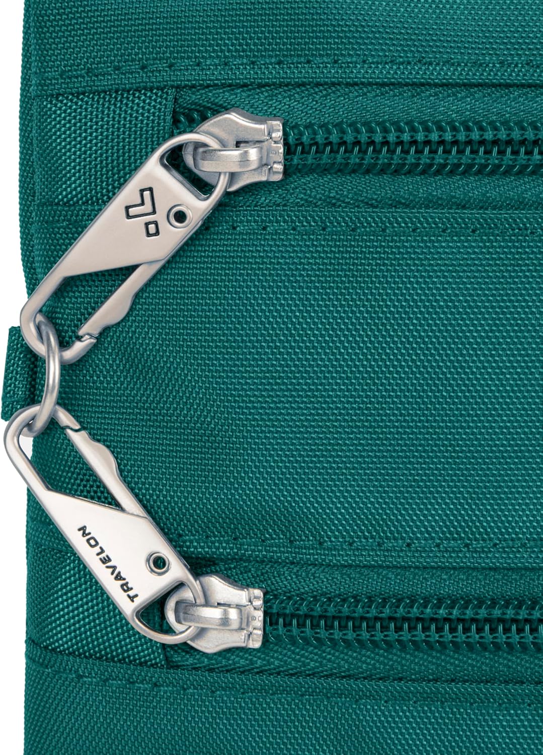 Travelon Diebstahlsichere Classic Slim Dbl Umhängetasche mit Reissverschluss Fichte, Fichte