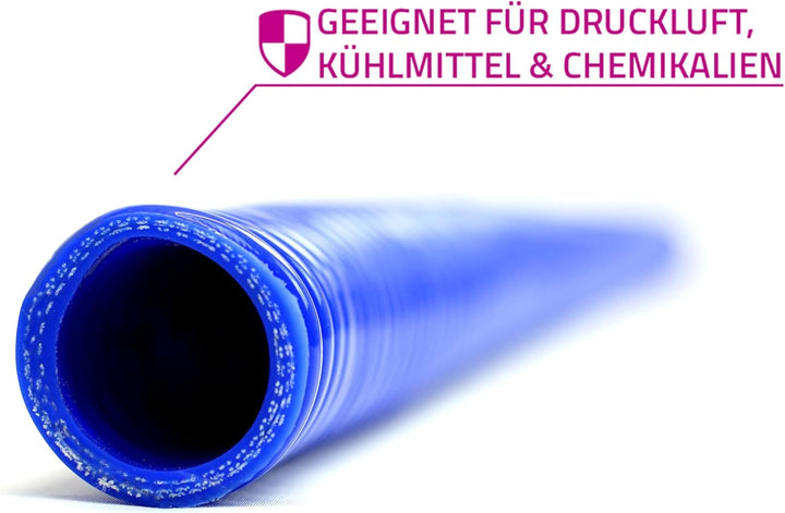 NovaNox® Superflex Silikonschlauch Drahteinlage Ø 13mm bis 54mm Grösse wählbar, Innendurchmesser:Ø 3
