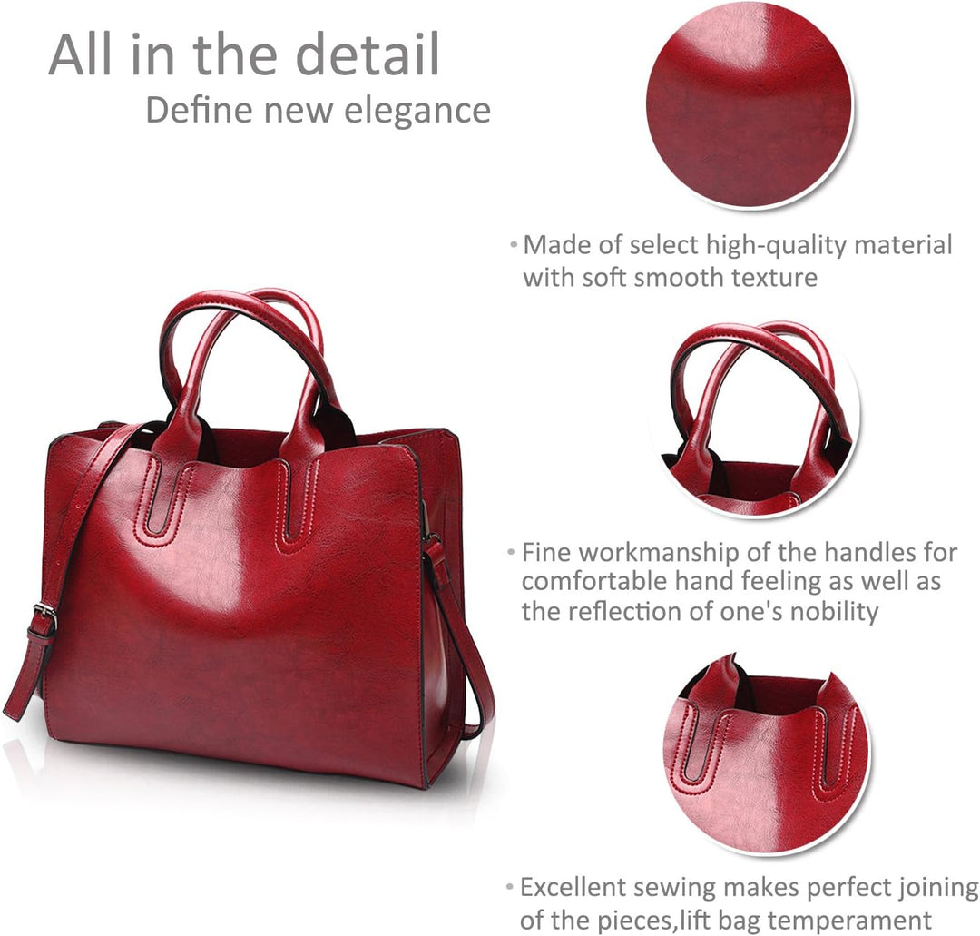 NICOLE&amp;DORIS Mode Damen Handtaschen Umhängetasche Schultertaschen Henkeltaschen Tasche Tote Wasserdi