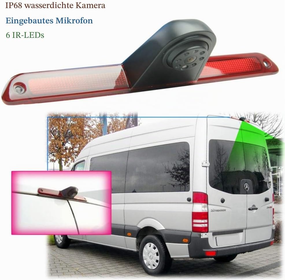 Sprinter Bremslicht-Rückfahrkamera für M B Sprinter W906 / Crafter Vans LED-Lichtparken(Sprinter Van