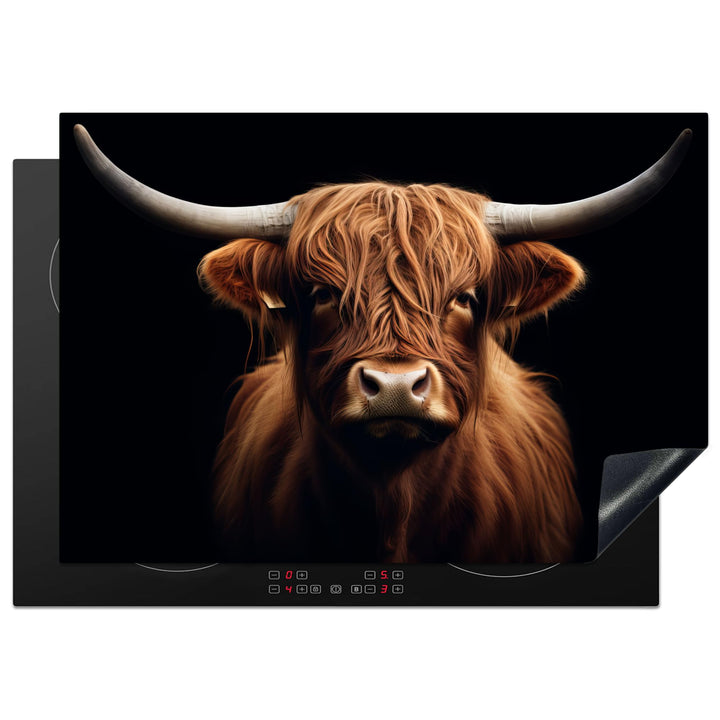 KitchenYeah© Herdabdeckplatte 75x52 cm Einteilig Induktionsmatte Küche Abdeckung Ceranfeld Herd Abde