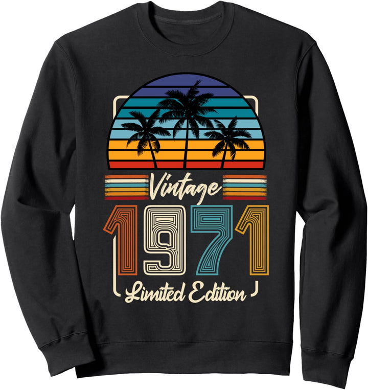 Vintage 1971 50 Jahre Alt 50. Geburtstag Party Geschenk Sweatshirt