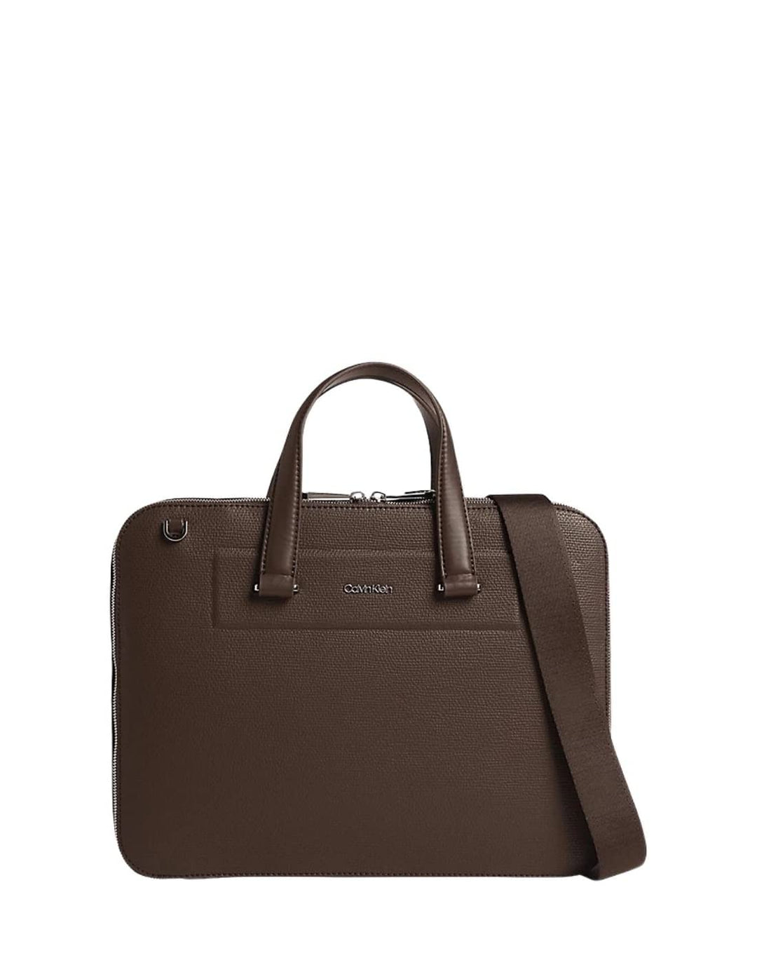 Calvin Klein Minimalism Slim Laptop Bag Chester Brown