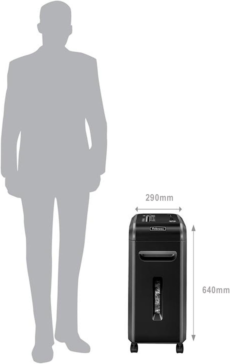 Fellowes 99CI Cross Cut Shredder, 4691101 99Ci - 18 Blatt 34 liters bin, 99Ci - 18 Blatt 34 liters b