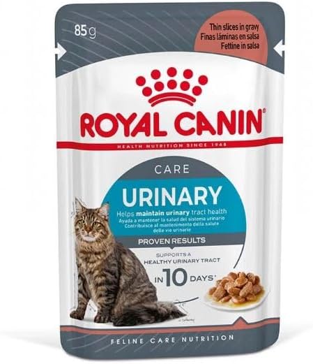 Royal Canin Urinary Care Gravy | Doppelpack | 2 x 12 x 85 g | Kleine Stückchen in Sosse | Zur Förder