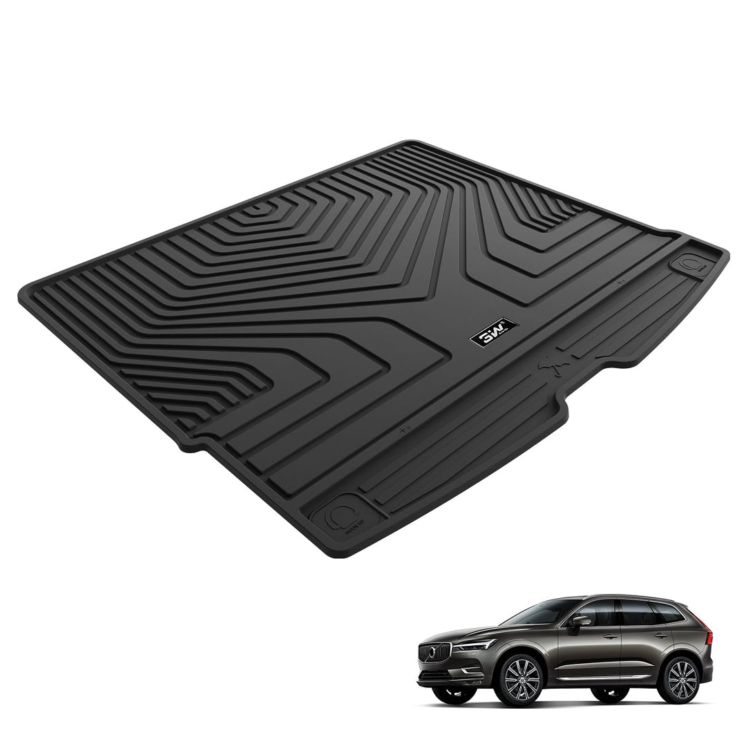 3W Kofferraumwanne für Volvo XC60 2018-2025 2026, TPE Allwetter Massgeschneiderte Kofferraummatte Ko