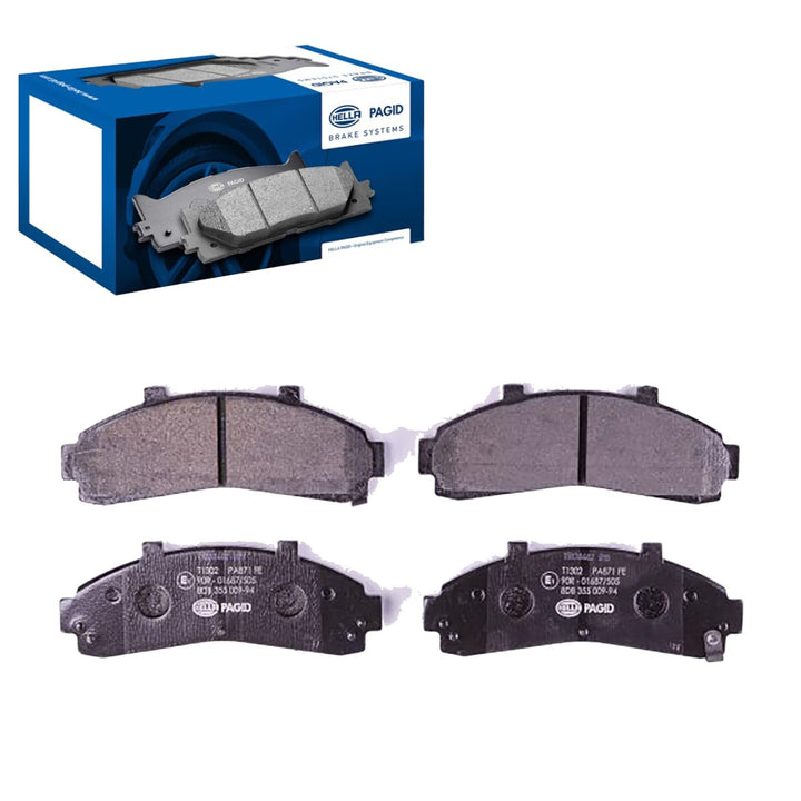 HELLA PAGID 8DB 355 009-941 Bremsbelagsatz - T1302 - Dicke/Stärke: 17mm - Bremssystem: Wagner - mit