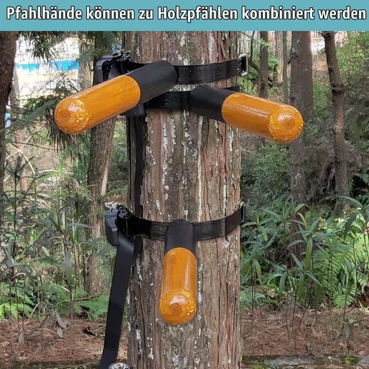 Tragbarer Wing Chun Dummy, Kampfsport-Training Wooden Attrappe mit Federarm, Fuss, Polsterung für Ba