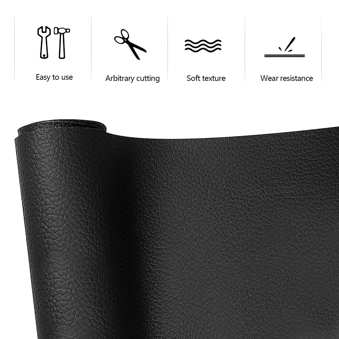 Kunstleder Selbstklebend, 60 X 300 cm Leder Reparatur Set Lederflicken Selbstklebend, Leder Repair P