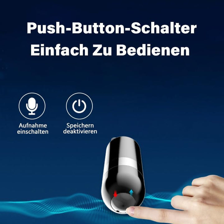 32G Mini Diktiergerät,Aufnahmegerät Spionage,Spion abhörgerät,Spion digital Voice Recorder