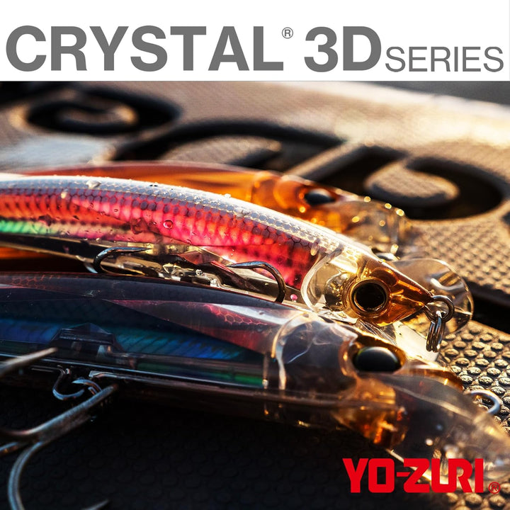 Yo-Zuri Crystal 3D Minnow Deep-Diver-Köder, Sardine, 14 cm.