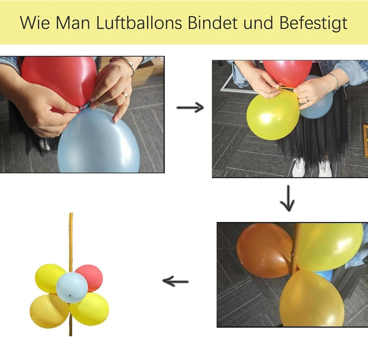 Tischbogen, Metall Verstellbarer Tischbogenständer mit Klemmen, Schwarz Tisch Ballonbogen Für Hochze
