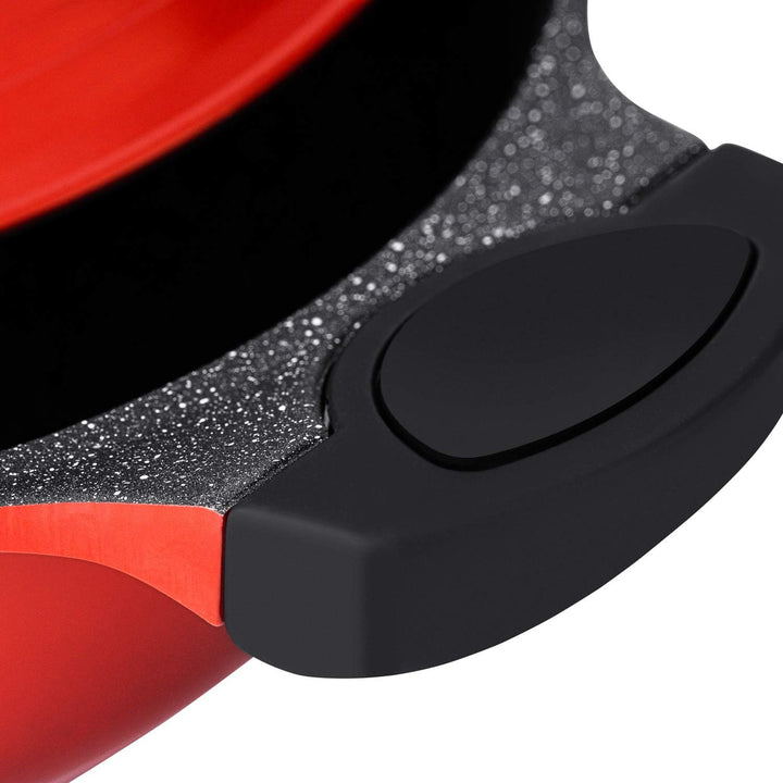Tajine Topf Induktion 28cm/4,2L – Marokkanischer Tagine Guss-Aluminium – Für alle Herdarten (Indukti
