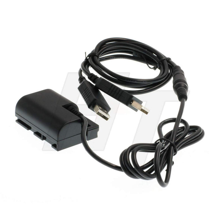 5 V Dual USB LP-E6 Power Adapter Dummy Akku für Canon EOS 5D Mark II III IV 6D 70D