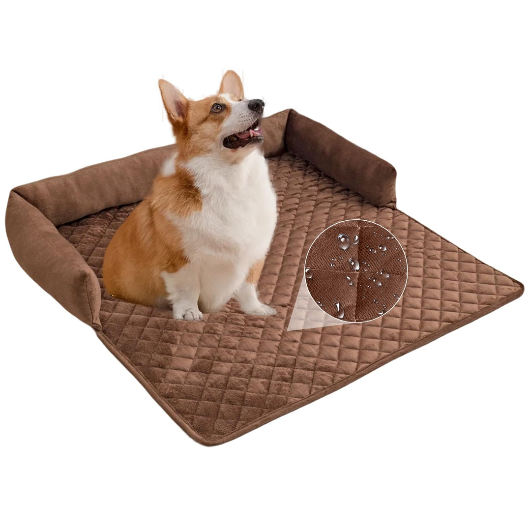 PETCUTE Hundebett Couch für Sofaschutz,Hundedecke mit rutschfeste Unterseite,Hundebett für Grosse Hu