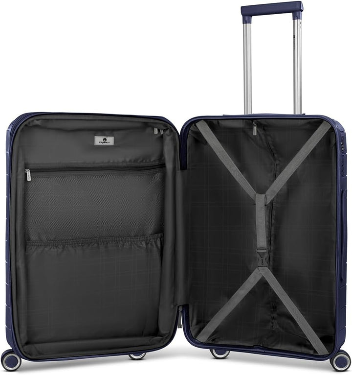 Franky Check-in Koffer für Damen und Herren | mittelgrosser Trolley 42 x 24 x 65 cm aus hochwertigem