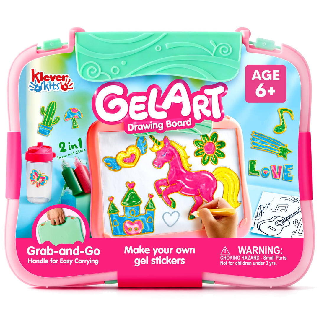Klever Kits Gel Fun Bastelset für Kinder, Geburtstagsgeschenk für Jungen und Mädchen im Alter von 6-