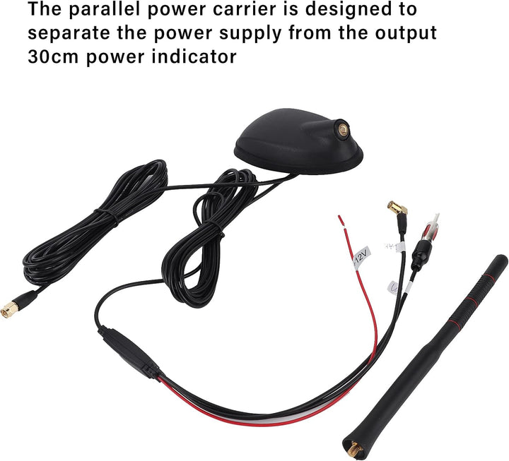 Auto-DAB+GPS+FM-Antenne, Aktiv, Verstärkt, Dachmontage, Wasserdicht, Staubdicht, Universalantenne, D