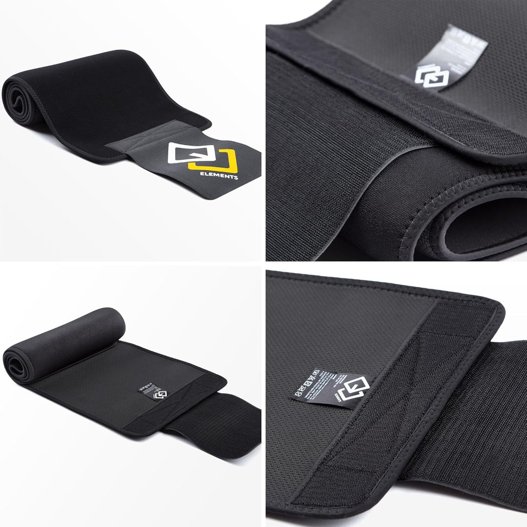 GJELEMENTS Bauchweggürtel - Bauchgürtel, Schwitzgürtel, Hot Sauna Belt, Bauch Fett Weg Gürtel, Bauch