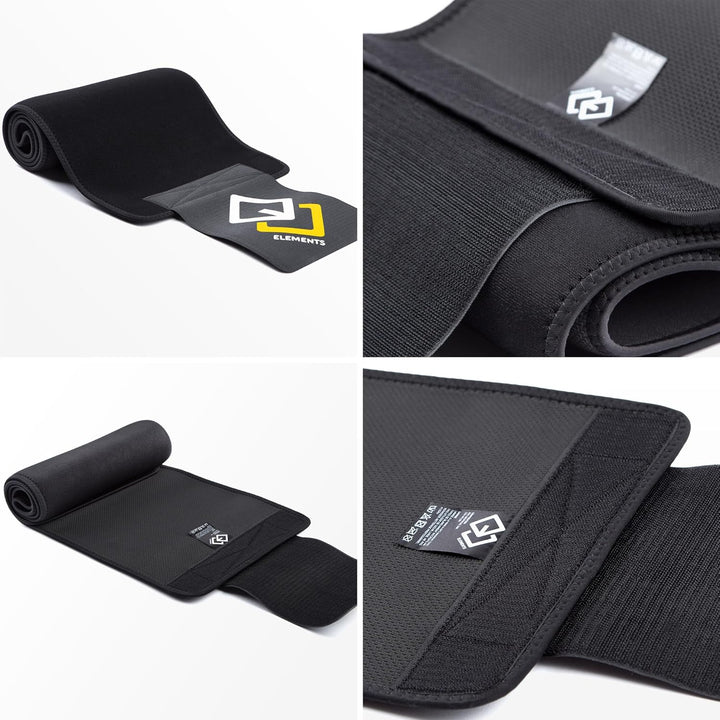 GJELEMENTS Bauchweggürtel - Bauchgürtel, Schwitzgürtel, Hot Sauna Belt, Bauch Fett Weg Gürtel, Bauch