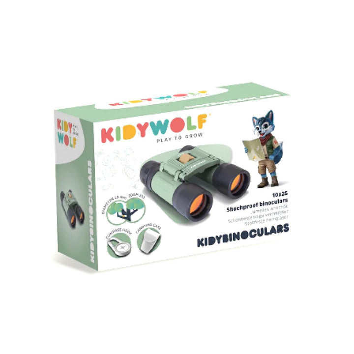 Kidybinoculars - 10x25 Grünes Fernglas