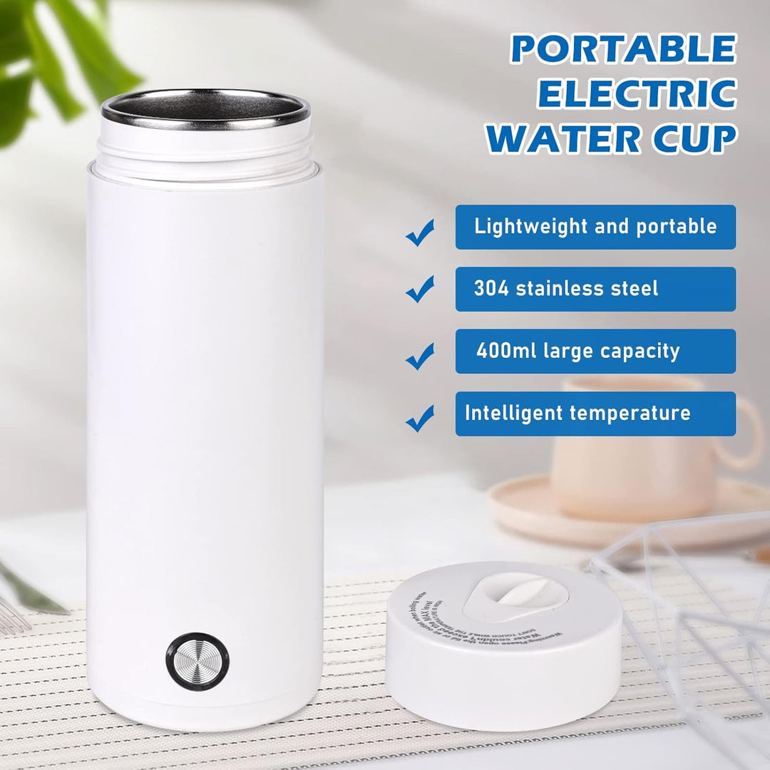 Vegena Kleiner Tragbarer Wasserkocher - 400ML Reise Elektrischer Wasserkocher, Mini Wasserkocher Ele