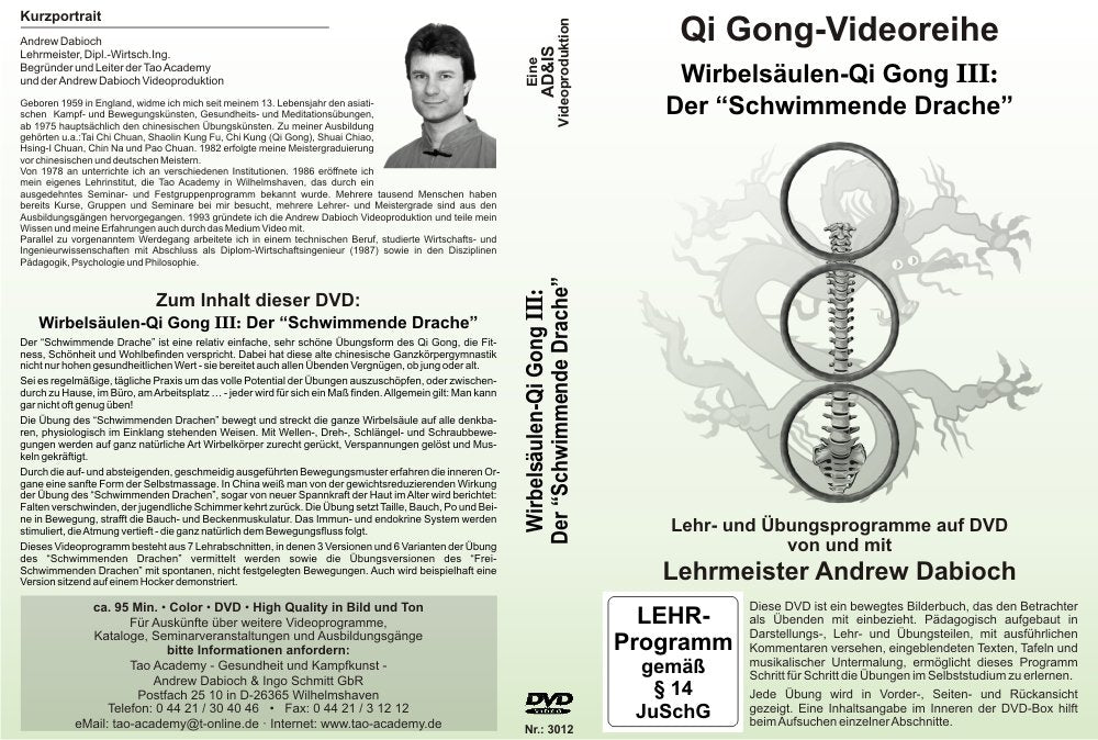 Wirbelsäulen-Qi Gong III: Der "Schwimmende Drache, DVD