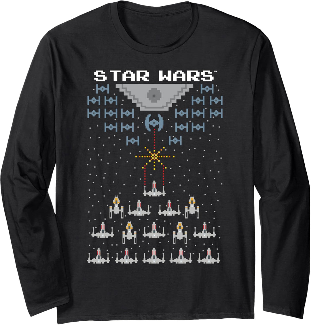 Star Wars Video Game Fight Poster Langarmshirt
