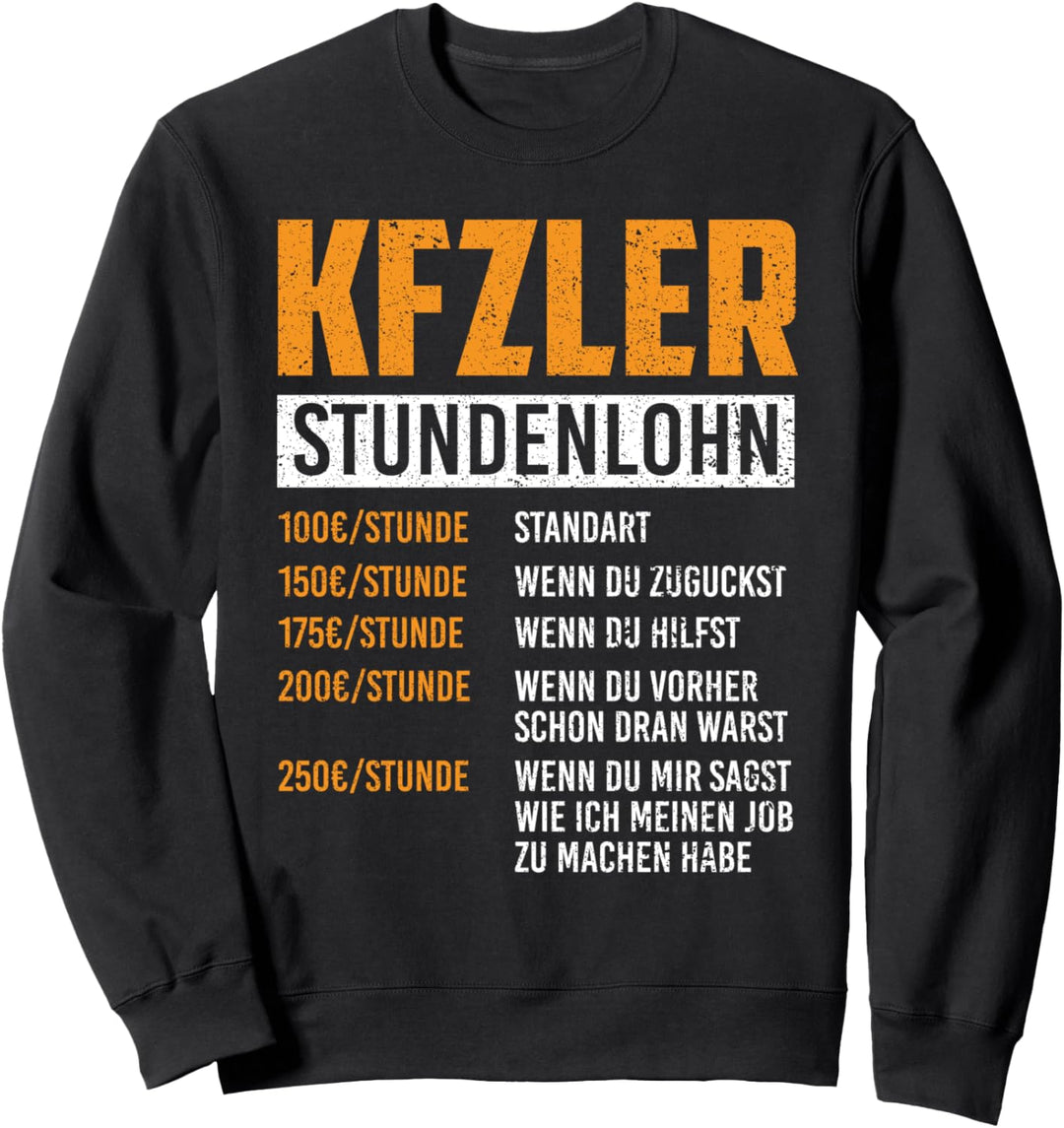 KFZLER KFZ Mechaniker Automechaniker Sweatshirt
