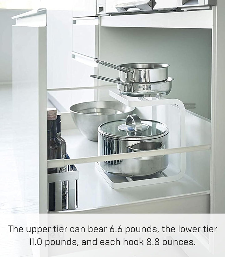 Pot stand - Tower - white Weiss, Weiss