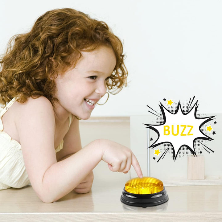 BEAN LIEVE Antwort Buzzer für Unterricht mit Klassenzimmer, Ton und Licht Tasten Spielzeug (Set von