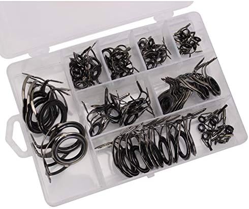 VOANZO Angelrutenführungen, Angelruten-Reparatur-Set, Casting Rute, Spinnköder, Casting Guides, Kera