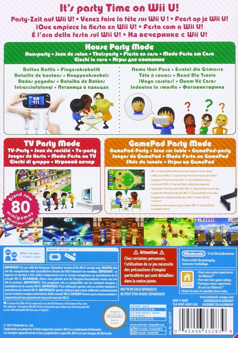 Wii Party U inclusive Wii U GamePad-Horizontalaufsteller 80 top Games