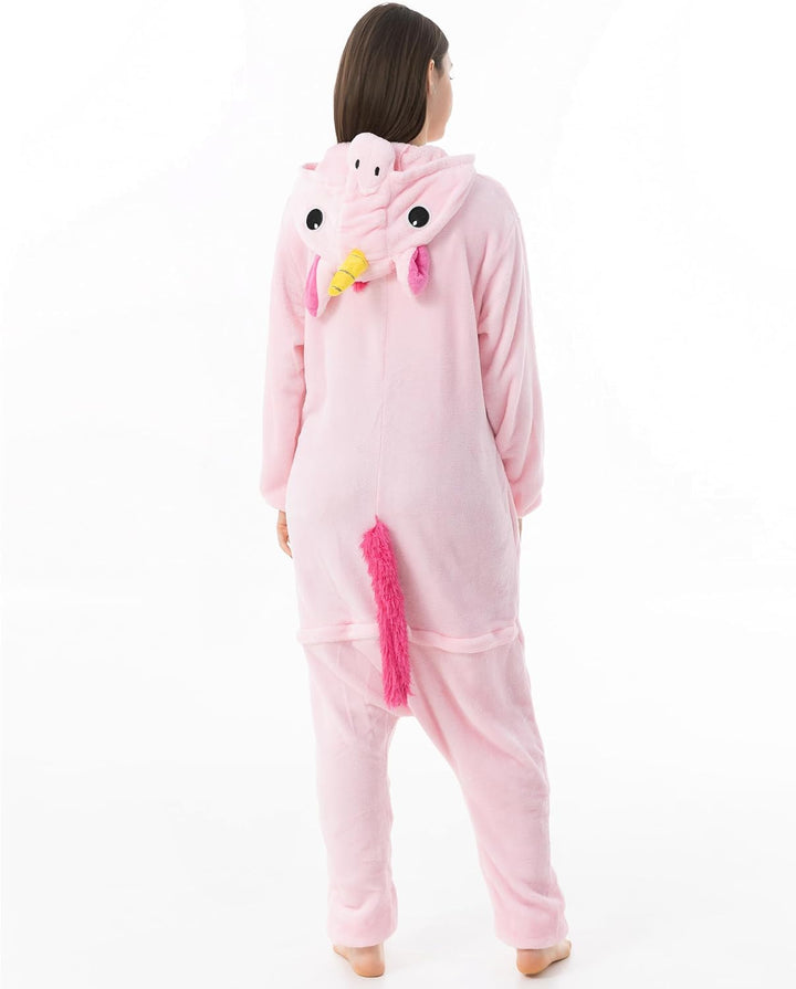 Katara 1744 Einhorn Onesie Kostüm, Märchen, Party, Karnevals-Kostüm Fantasie in Rosa, Verkleidung zu