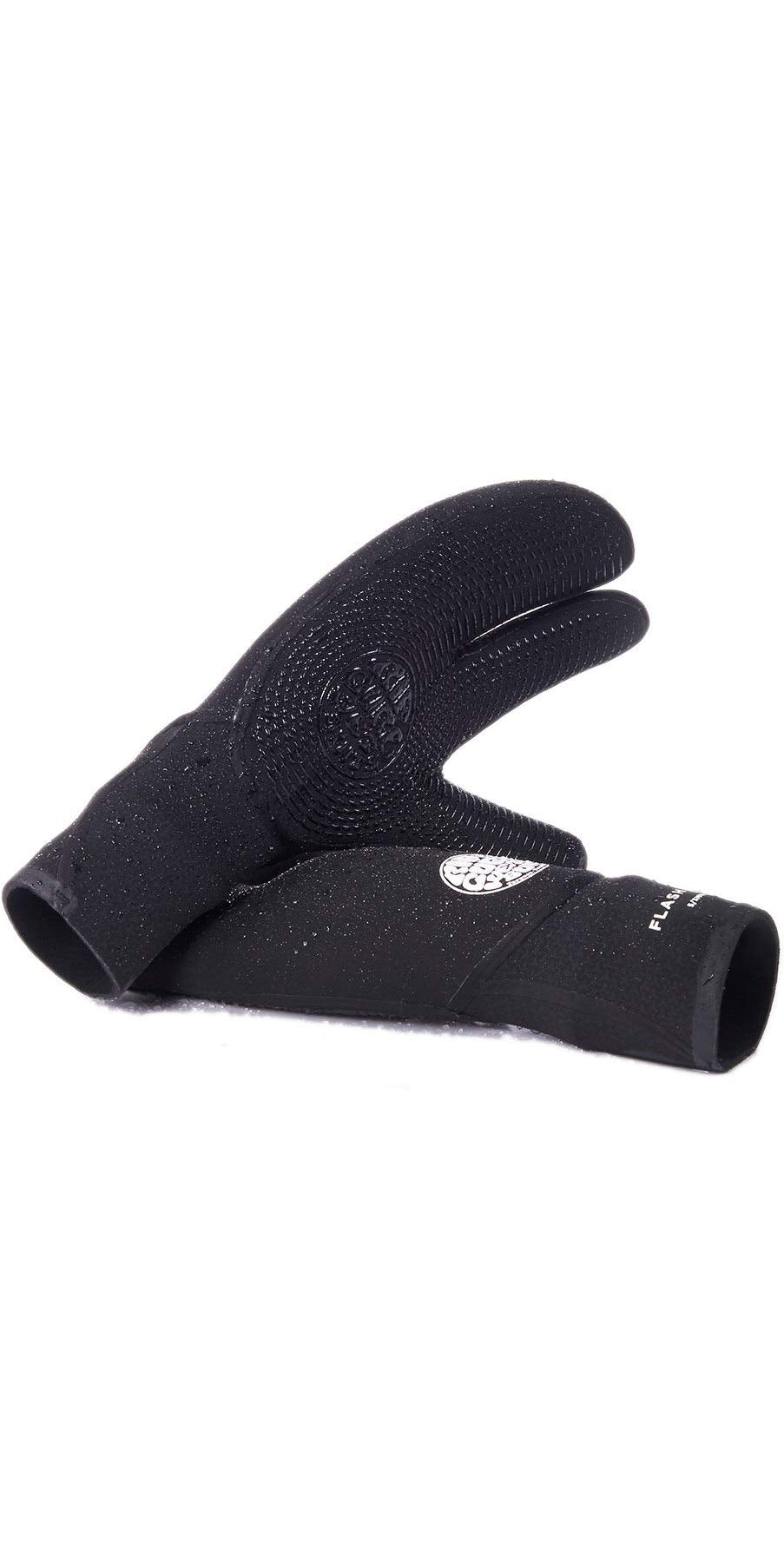 Rip Curl Flashbomb 5/3mm 3 Fingerhandschuh - Schwarz - Flash-Futter - Unisex - Stitchless- Technolog