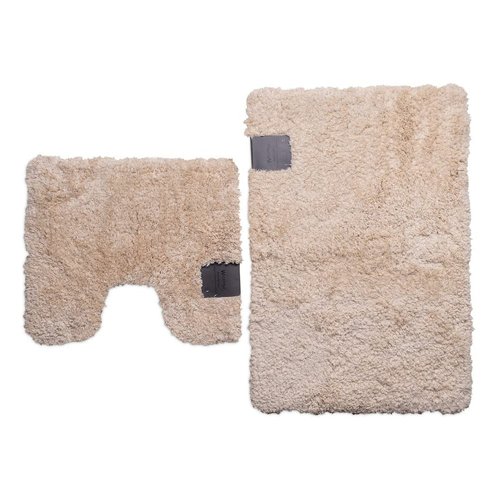 Wicotex Mikrofaser Badematte | beige | 60 x 90 cm | rutschfest | super weich | universal | saugstark