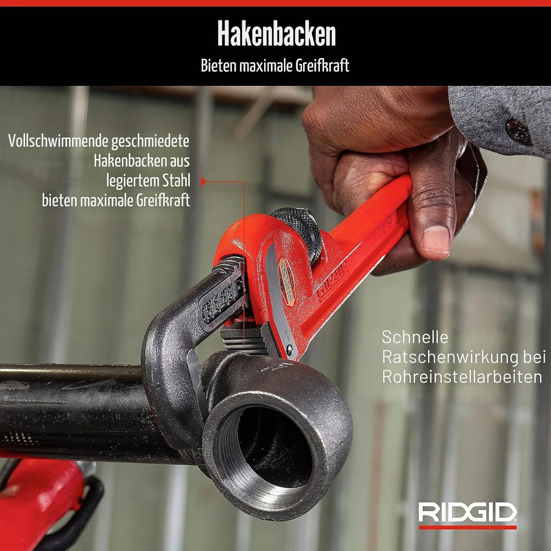 RIDGID 31020 Modell 14" gerade Rohrzange für schwere Beanspruchung, 14" Sanitär-Schraubenschlüssel 1